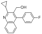 2-Cyclopropyl-4-(4-fluorophenyl)-quinolyl-3-methanol