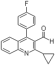 2-Cyclopropyl-4-(4-fluorophenyl)quinoline-3-carboxaldehyde