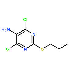 4,6-dichloro-2-(propylthio)pyrimidin-5-amine