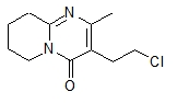 3-(2-Chloroethyl)-2-methyl-6,7,8,9-tetrahydro-4H-pyrido[1,2-a]-pyrimidin-4-one