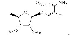 2',3'-Di-O-acetyl-5'-deoxy-5-fluorocytidine