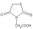 3-carboxmethyl rhadanine