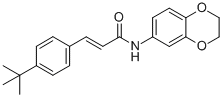 (2E)-N-(2,3-Dihydro-1,4-benzodioxin-6-yl)-3-[4-(1,1-dimethylethyl)phenyl]-2-propenamide