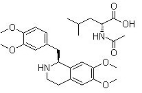 R-Tetrahydropapaverine-N-acety-L-leucinate